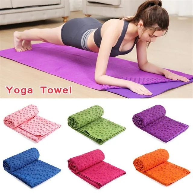 New 183cm*61cm 72''x24'' Non Slip Yoga Mat Cover Towel Blanket with Free Bag Sport Fitness Exercise Pilates Workout Anti Skid |