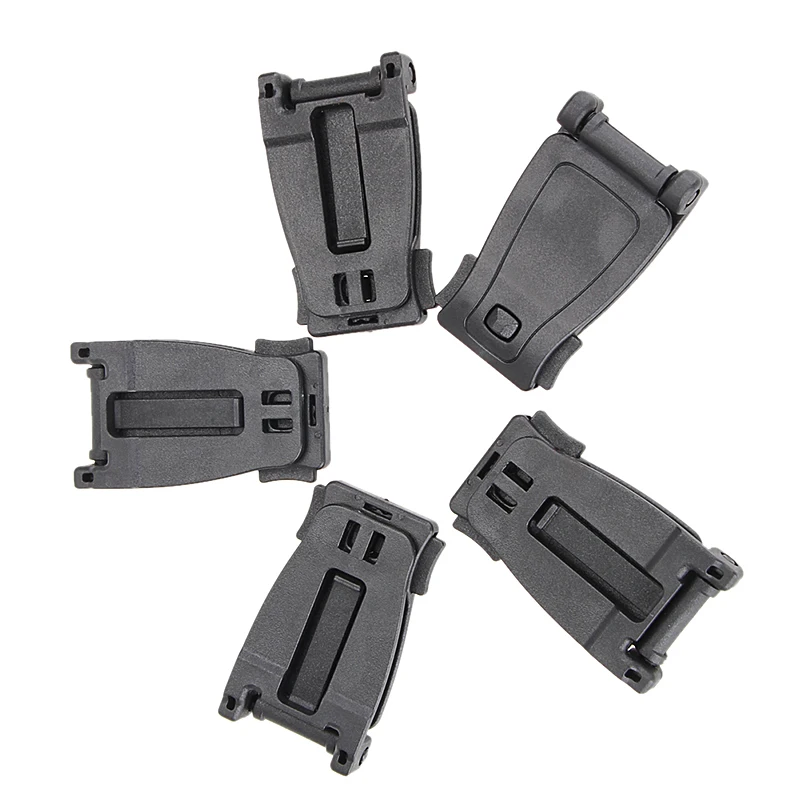 

Outdoor Accessories 5Pack Molle Backpack Buckles Strap Bag Webbing Connecting Clip Military Backpack Buckle EDC Outdoor Tools