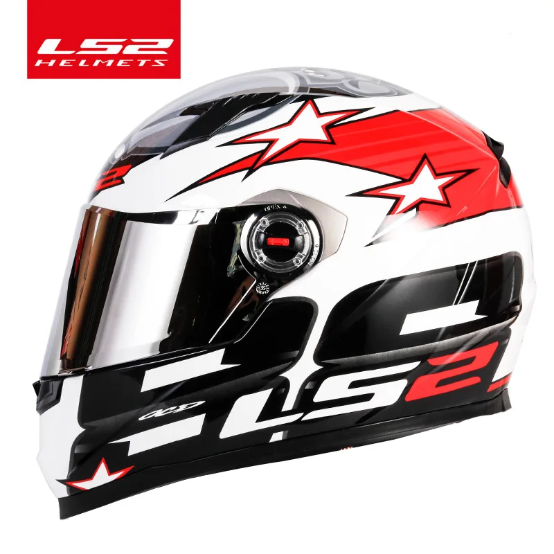LS2 FF358 полный уход за кожей лица moto rcycle шлем Высокое качество LS2 Флаг Бразилии capacete шлем moto руля ECE утвержден без насоса