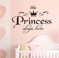 lovely princess baby girls room wall stickers for kids rooms girls room door sticker home decor