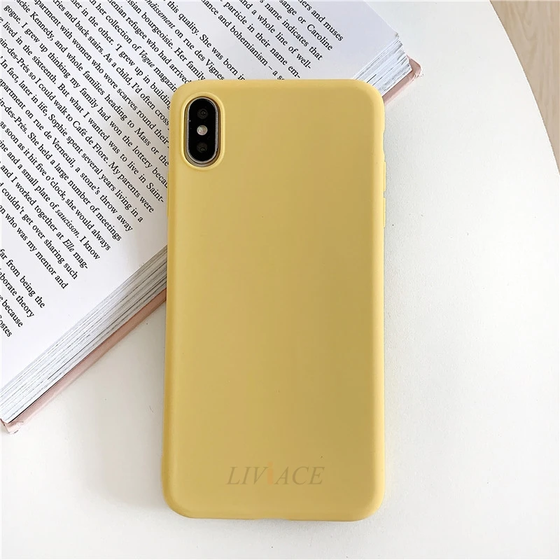 yellow Мягкий ТПУ чехол для xiaomi redmi note 8 7 note8 pro 8a 7a 8T цветной Матовый ультратонкий силиконовый чехол на заднюю панель для xiomi redmi note 8 - Цвет: yellow