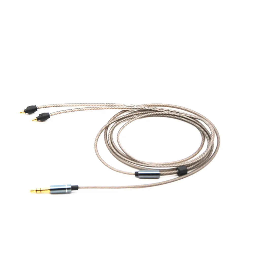 47-дюймовый/120 см в длину посеребренный аудио-кабель с разъемом 3 5 мм для наушников