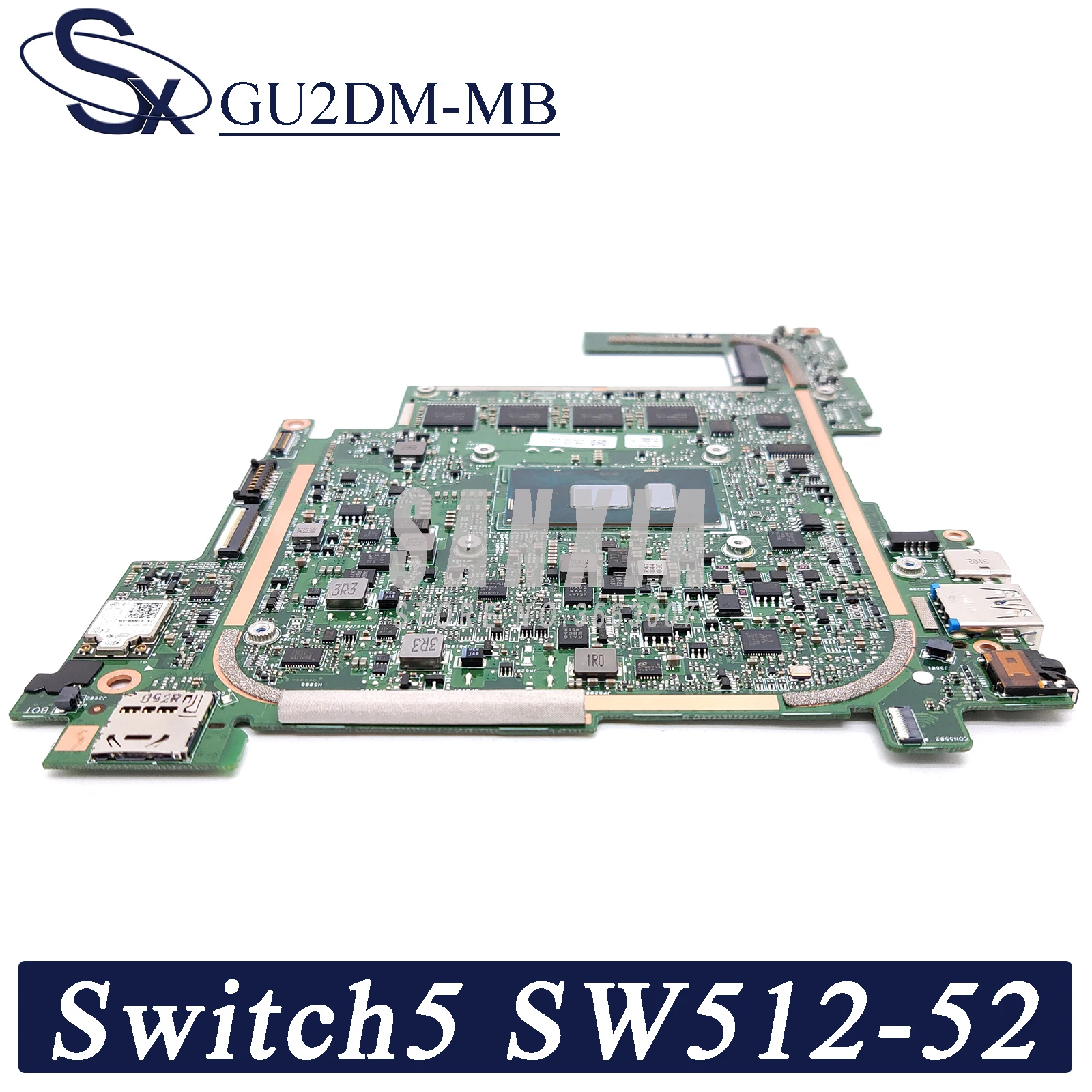 kefu gu2dm mb laptop motherboard for acer switch5 sw512 52 original mainboard 8gb ram i7 7500u free global shipping