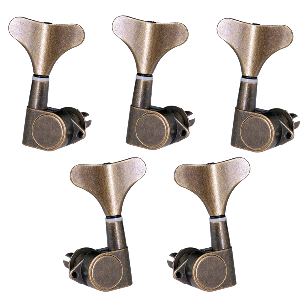 

5 Pcs Guitar Machine Heads Guitar String Pegs Tuners Keys for Electric or Acoustic Guitar (2 for Left + 3 for Right)