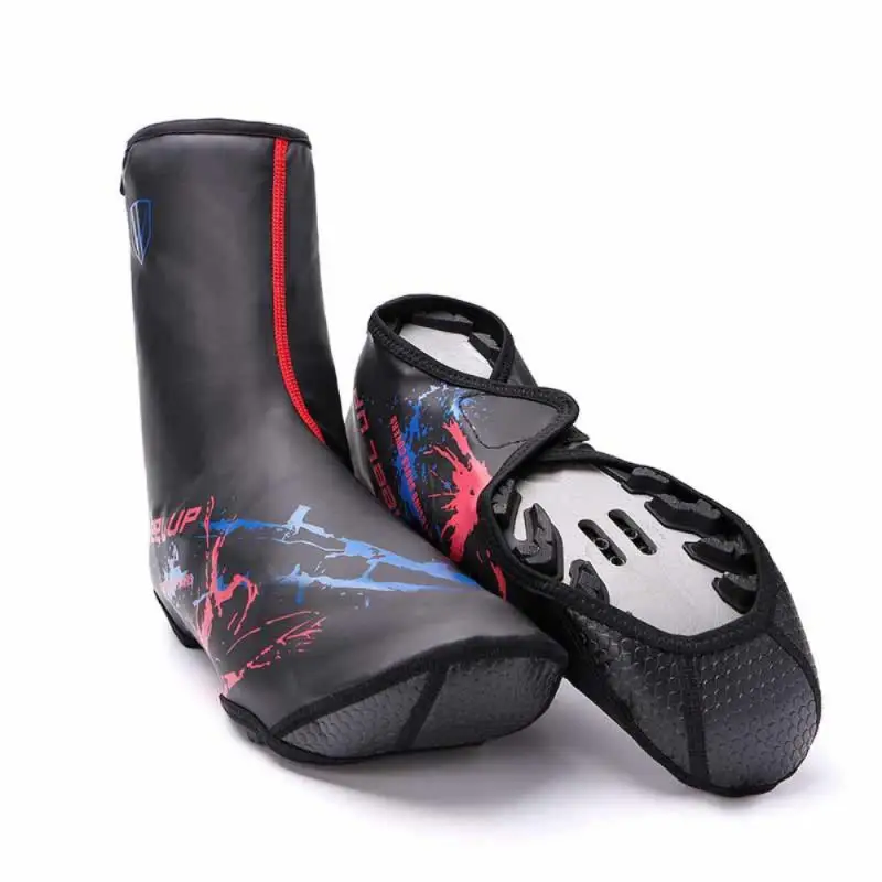 

Чехлы для велосипедных ботинок, чехлы для ботинок для горных велосипедов, зимние теплые неопреновые водонепроницаемые чехлы для ботинок с ...