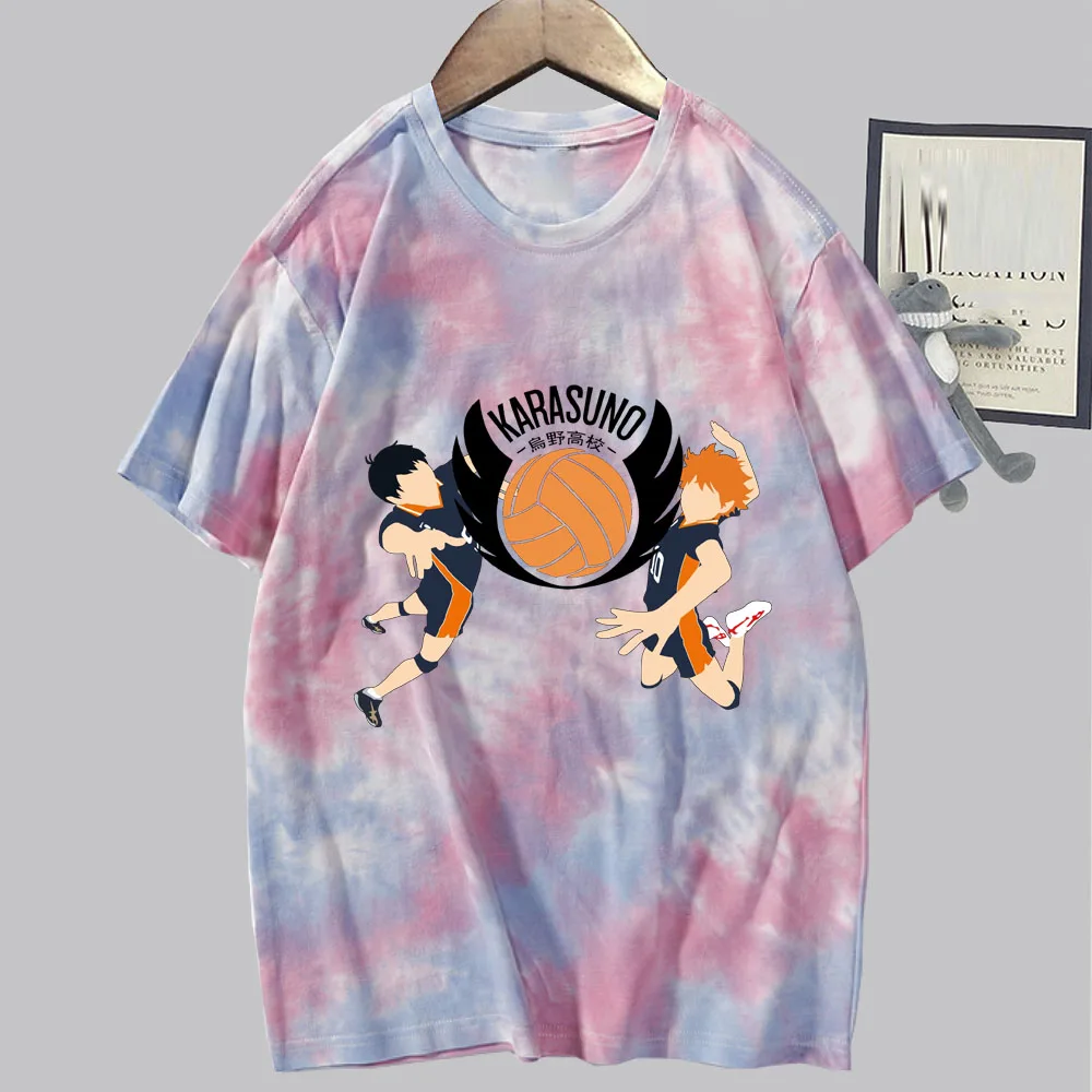 

Anime Haikyuu Print Loose Top Casual Tee Shirts Unisex Top