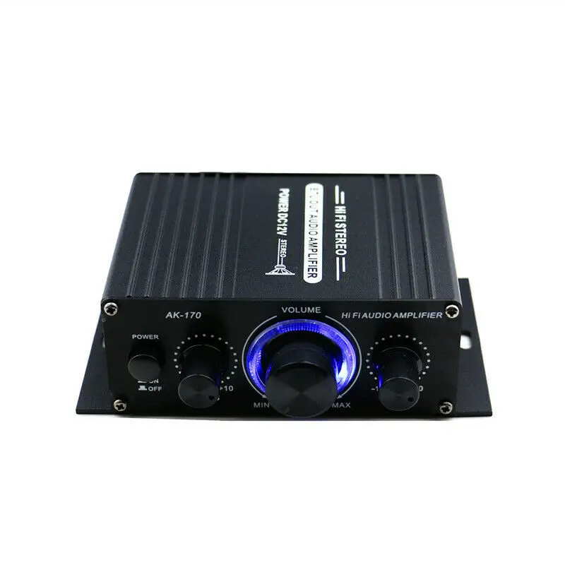 Hi Fi Bluetooth 5 0 цифровой усилитель мощности стерео домашний кинотеатр USB TF карта