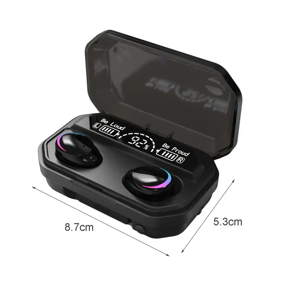 

TWS Bluetooth 5.1 Earphone 2200mAh Charging Box Wireless Headphones HIFI Stereo Sports Earphones Headsets With Microphone