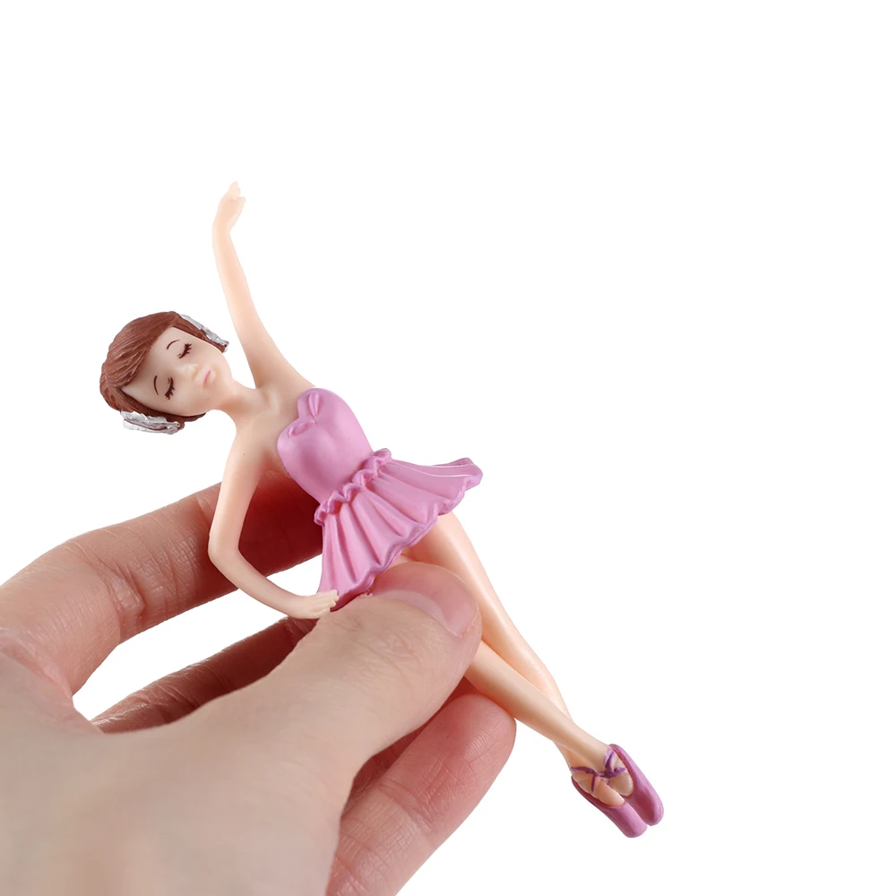 1 шт. полимерные балерины фигурки для девочек танцевальный микро пейзаж садовое