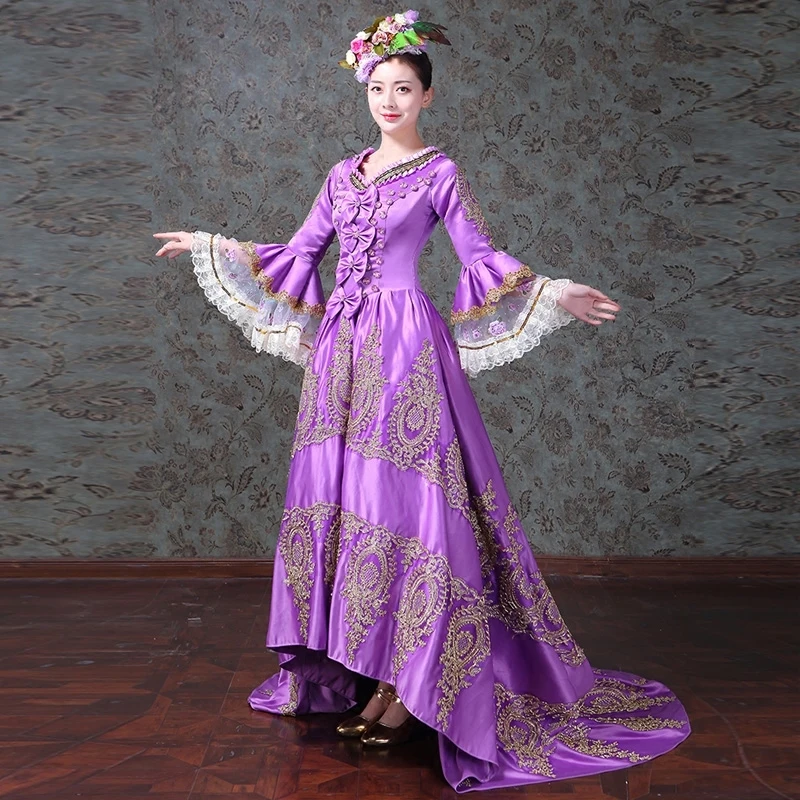 Элитные вечерние платья в стиле рококо барокко Марии Антуанетты бальное платье