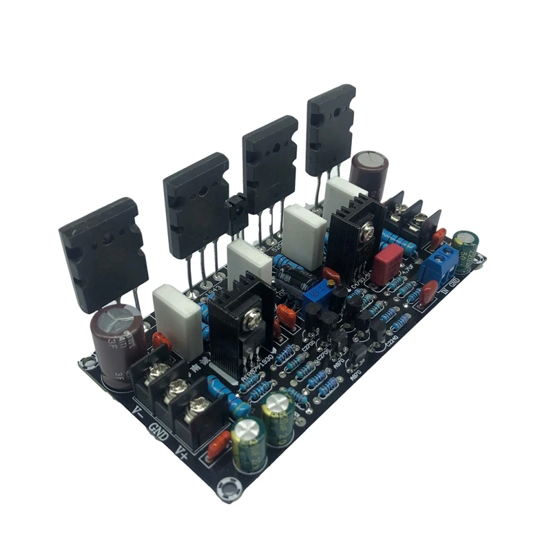 

Mono 200W Amplifier Board Fever Tube 5200 1943 Dual Parallel High-Power Discrete Components Amplifier Parts