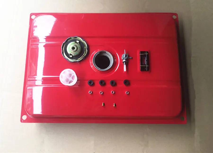 7 галлонов Универсальный Газовый топливный бак W/Petcock хромированная крышка