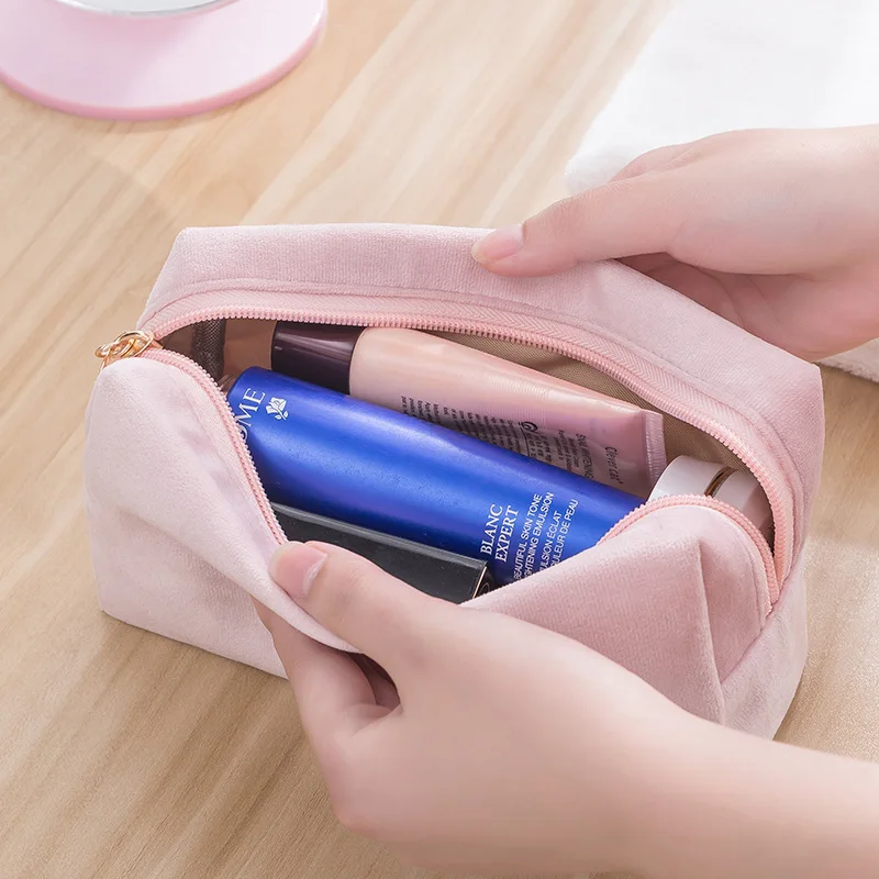 

Women Cosmetic Bag Travel Organizer Soft Wash Bag Ladies Portable Zipper Makeup Bag Multifunctional Toiletry Storage Case Bolsas