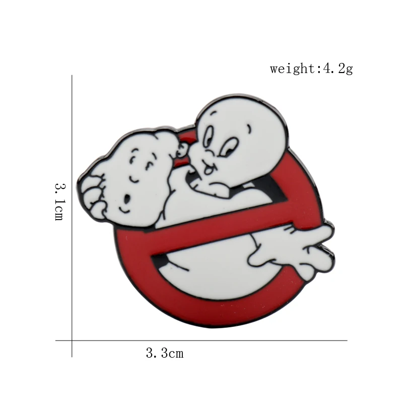 Забавная брошь эмалированный штифт Ghostbusters без призрак Зефирный человек значок