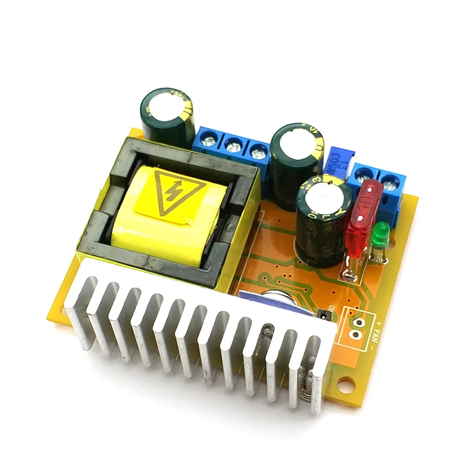 Модуль повышения высокого напряжения DC-DC ZVS с зарядкой конденсатора электромагнитной пушки 45-390В двойного выхода регулятора с возможностью настройки 780В.