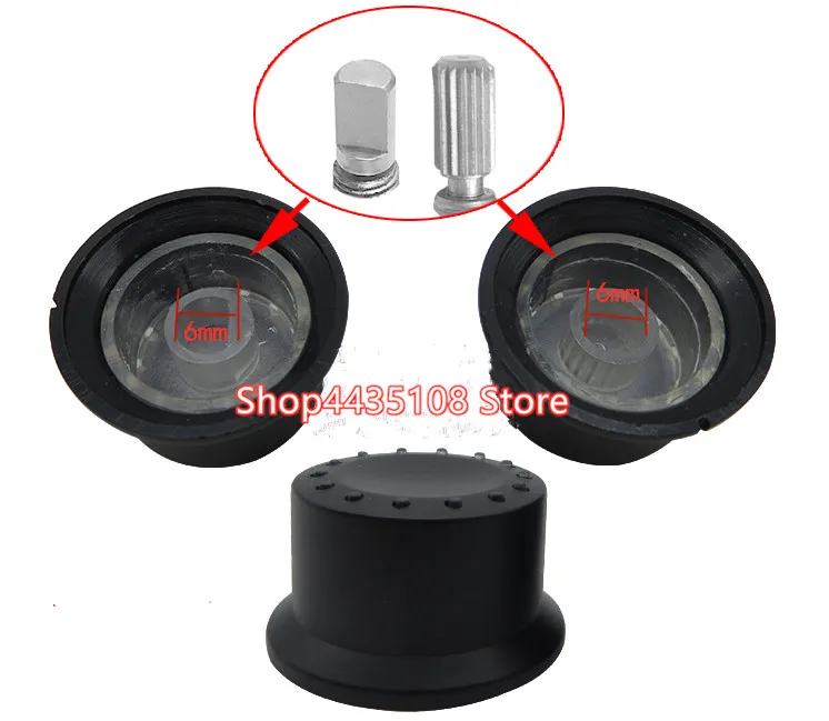 

5 шт., прозрачная ручка потенциометра, диаметр 25 х15 мм