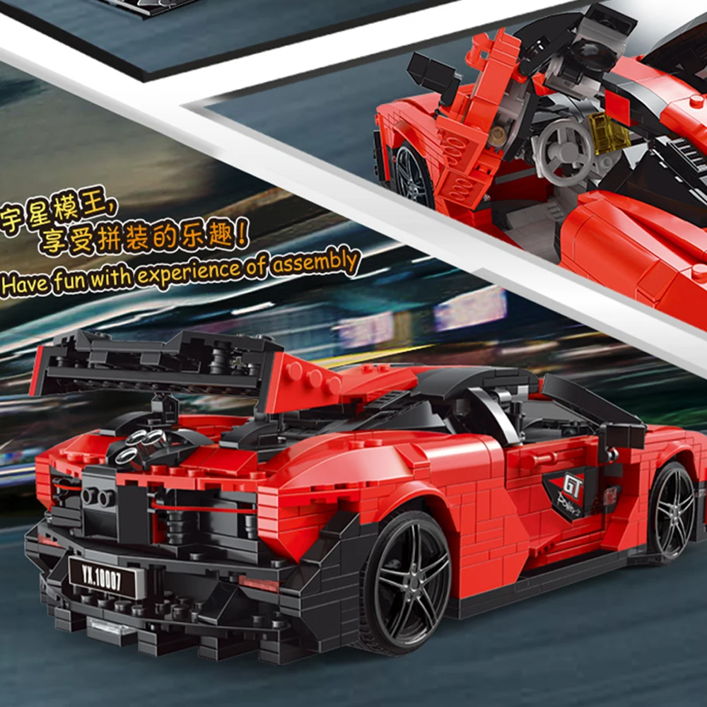 

Mould King Famous Sport Car Building Blocks Bricks Moc Race Super Racing Supercar Speed Racer Vehicle Kids Toys For Boys Child