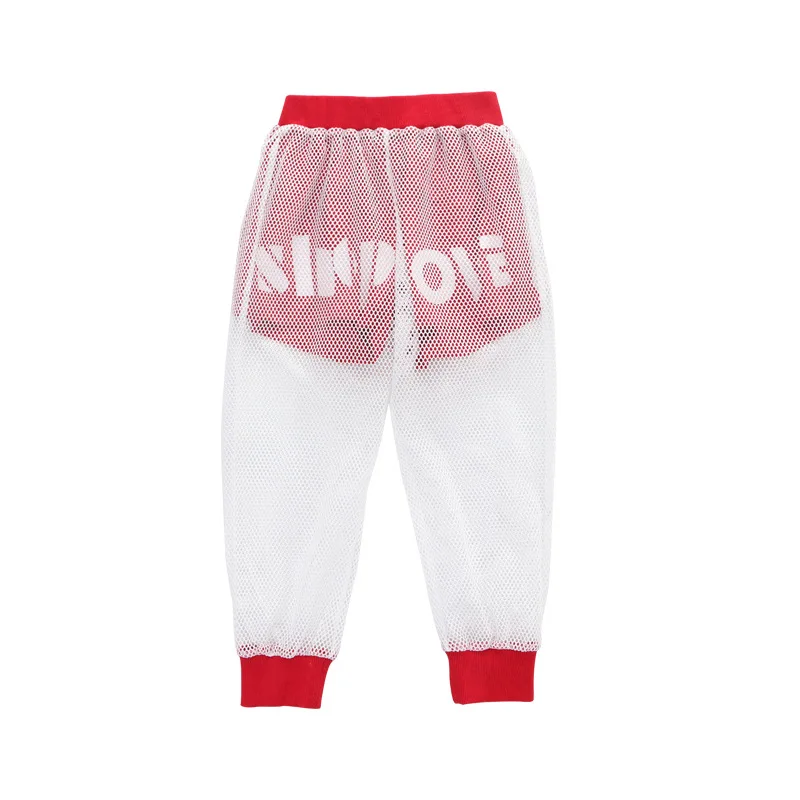 Крутая модная детская одежда в стиле хип-хоп Жилет Майка Свободные сетчатые