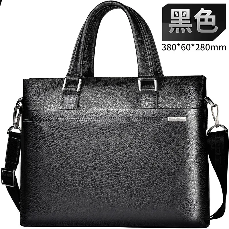 Men's Bag Business Cattle Leather Bag Shoulder Bag Messenger Bag Men's Handbag Genuine Leather Men's Briefcase Backpack