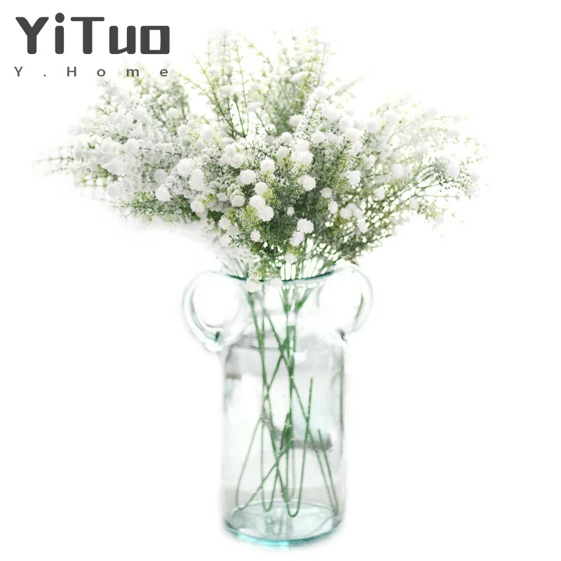 

YiTuo Snow Spray Snowflake Gypsophila Christmas Home Decoration Wedding GF15696