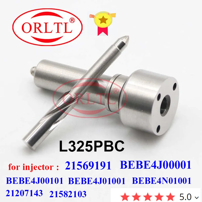 

ORLTL L 325 PBC Commmon Rail Nozzle L325PBC For BEBE4J01001 BEBE4N01001 21582103 21207143 21569191 BEBE4J00001 BEBE4J00101