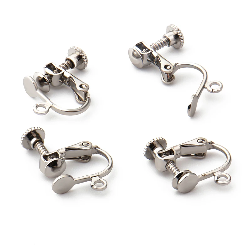 10pcs High Quality Gold 13*19MM U Shape Metal Brass No Pierced Ear Clip Materials Diy Handmade Earrings Jewelry Accessories