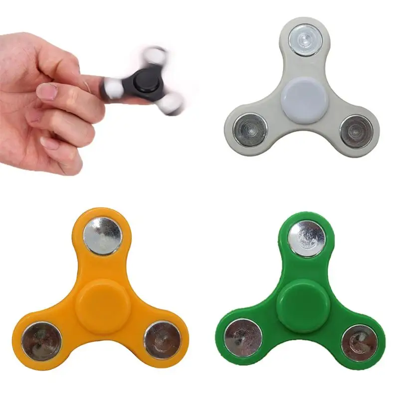 Пластиковый ручной Спиннер для outtism и ADHD Finger Tri Spinner игрушки снятия стресса