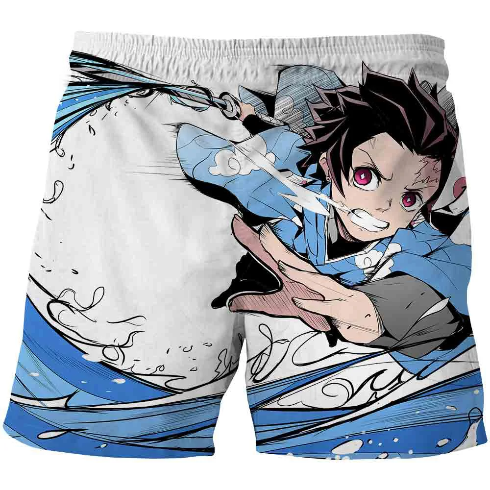 

Demon Slayer Anime 3D Print Men Swimming Trunks Swimwear Shorts Beachwear Men Beach Shorts Swimsuit Surf Board Quick Dry Briefs