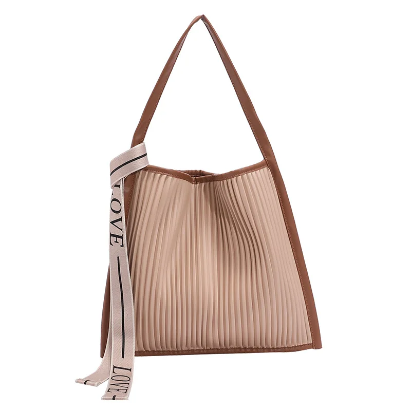 

High-quality Women's Fold Tote Bag 2021Autumn and Winter New Women's Bag Fashion Net Red All-match One-shoulder Armpit Bag Women