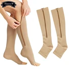 1 пара Спортивные Компрессионные носки носок с застежкой подходит для Для мужчин и Для женщин Для мужчин бег Спорт Путешествия Компрессионные носки