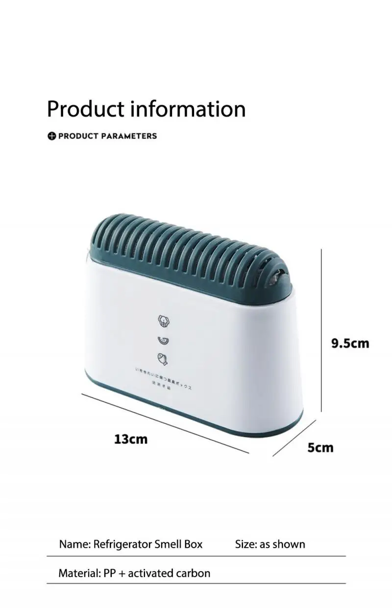 

Refrigerator Deodorant Creative Removal Odor Box Natural Activated Charcoal Odor Eliminator Deodorizer And Absorber Home Kitchen