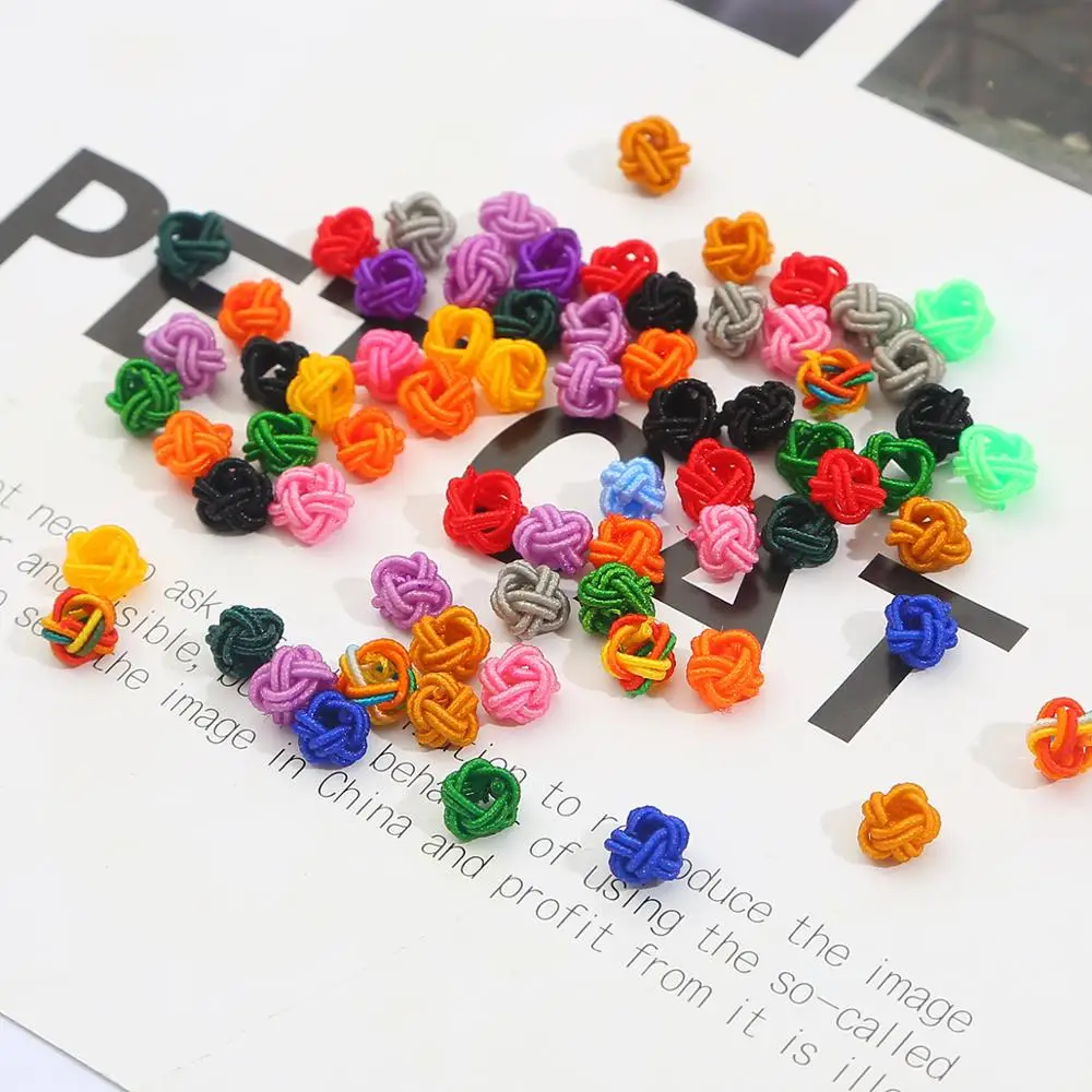 10pcs Handmade thread Spacer knot Charm Pendant Beads For Bag Garment Sewing Accessories DIY Craft Supplies Decoration | Дом и сад