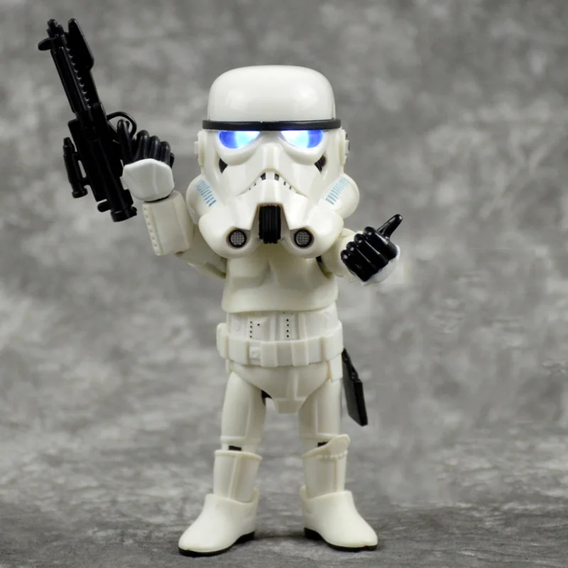 Световой сабель Hasbro из Звездных войн белый солдат черный воин Дарт Вейдер