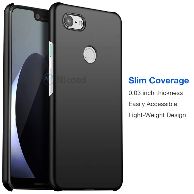 Google Pixel 4 4xl 3a 3axl 3XL 3 2 Full Cover Luxury hard Plastic Matte PC Cell Phone Cover for Google Pixel 2XL XL 2 3 Bags