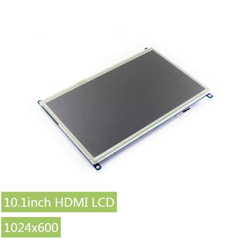Waveshare 10,1 дюймов HDMI ЖК-монитор резистивный сенсорный экран Разрешение 1024*600 дисплей предназначен для любой версии Raspberry Pi