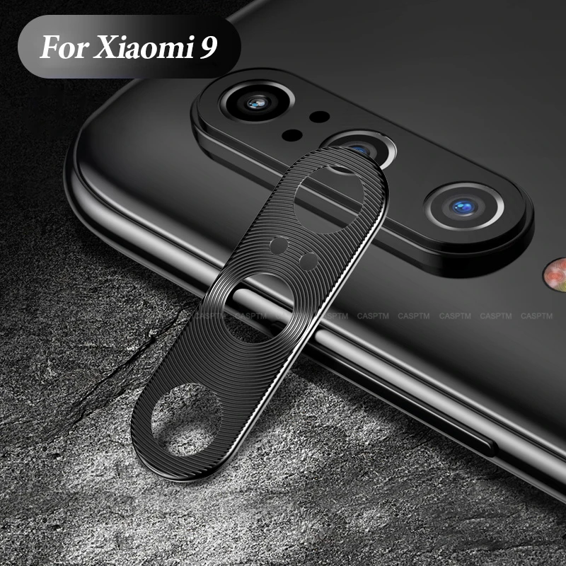 Black Для Xiao mi 9 Se mi 9 объектив камеры защитное кольцо покрытие алюминия для Xiao mi 8 SE mi 8 задняя защитная пленка высокого качества - Цвет: Black