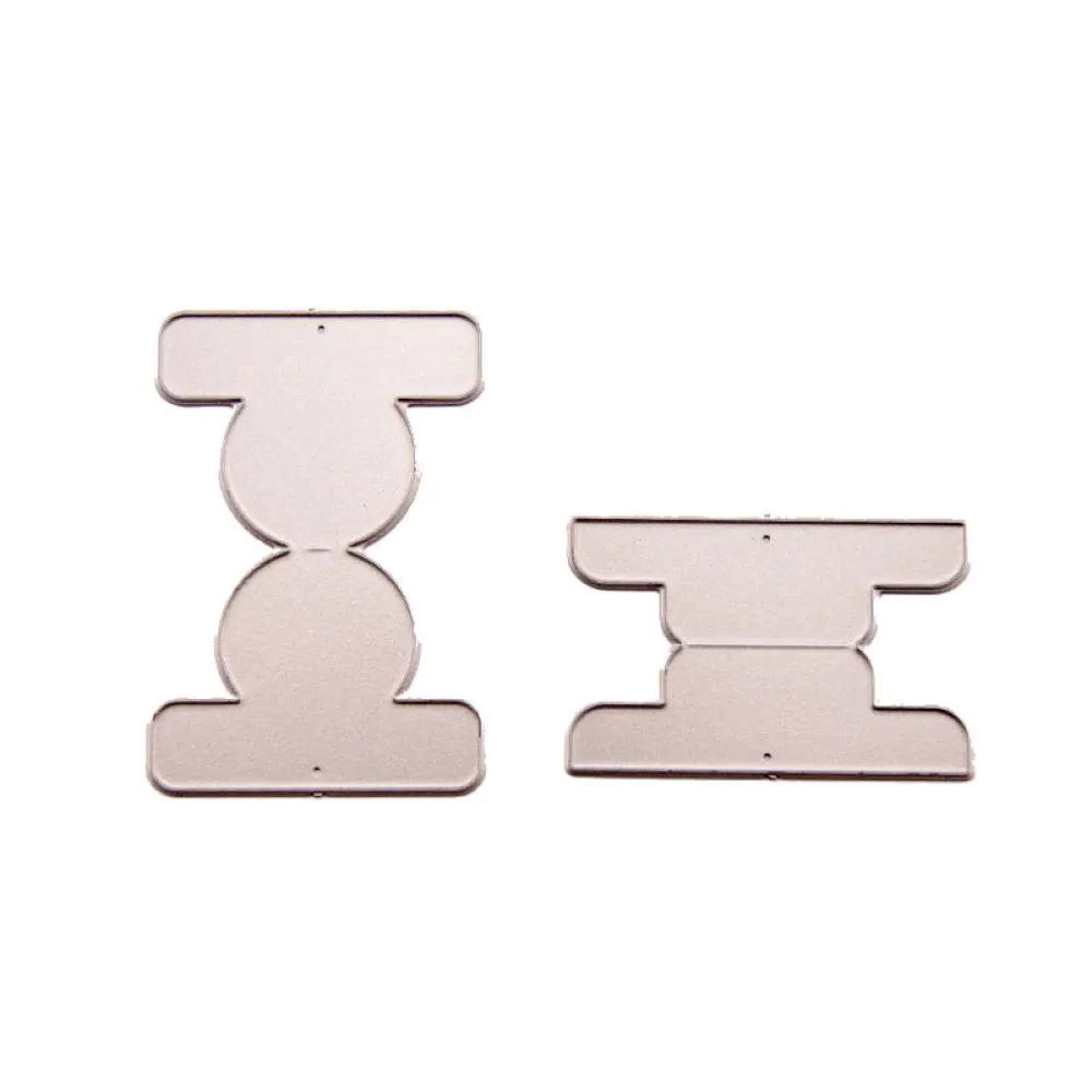 

Carbon Steel Hourglass Tag Cutting Die Embossing Stencil Template Mold DIY Paper Art Craft Scrapbook Bookmark Card Decor