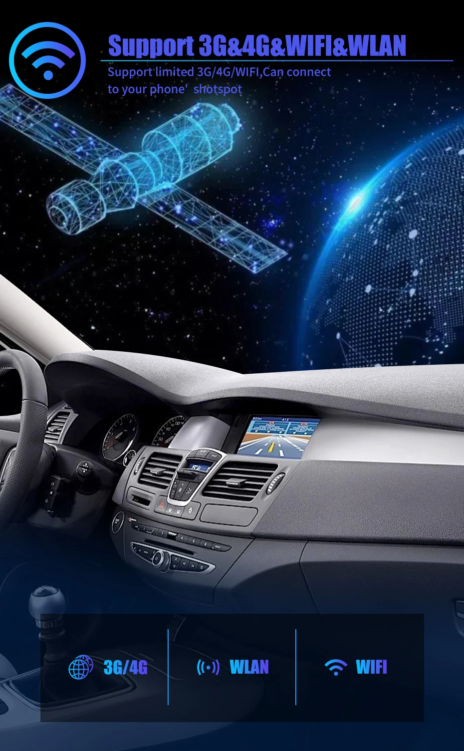 $59.99 Android Car Radio 2 Din 2.5D Touch Screen With GPS Navigation Multimedia Video Player For VW Toyota Nissan Hyundai 7
