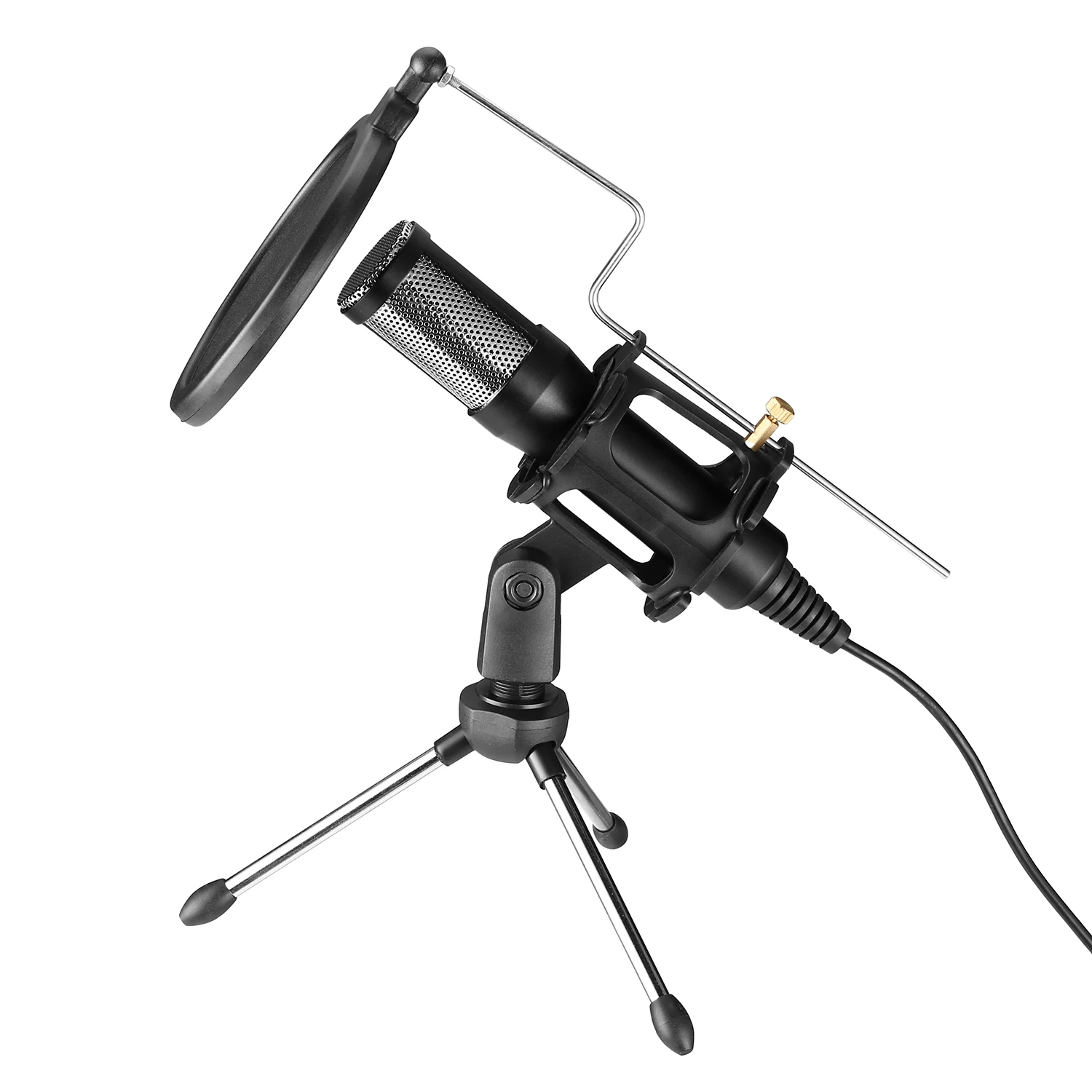 Металлический USB bm 800 конденсаторный микрофон Студийный Запись комплекты