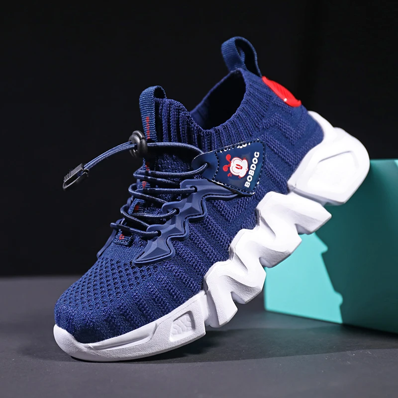 Детские кроссовки для мальчиков и девочек Сезон осень Спортивная легкая дышащая