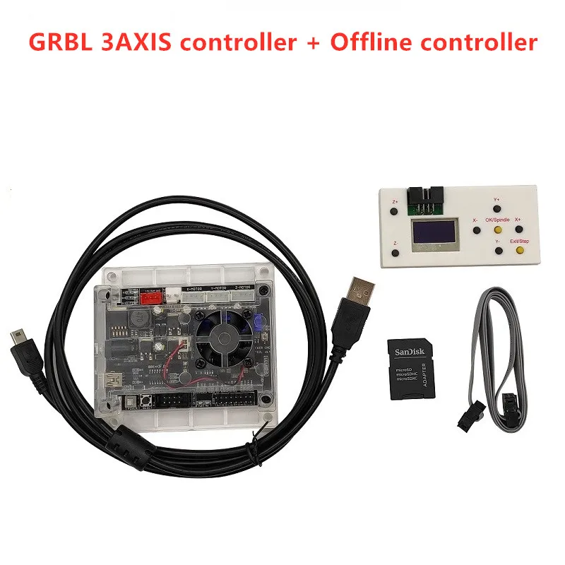 Плата управления гравировальным станком GRBL 1 плата с usb портом и 3 осями лазерного