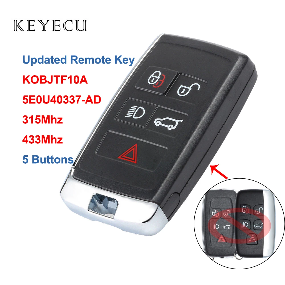 Keyecu обновлен дистанционный ключ брелок от машины для Land Rover Range Sport 2012 2013 2014 2015 2016