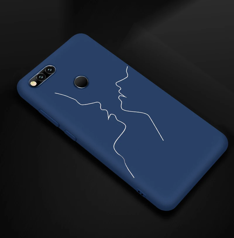 Ультратонкий чехол для huawei Honor 7A Pro 7C 7X цветные Матовые чехлы для телефонов Redmi 5 Plus 5A 6 6A Go Мягкий Силиконовый ТПУ Черный чехол - Цвет: 14
