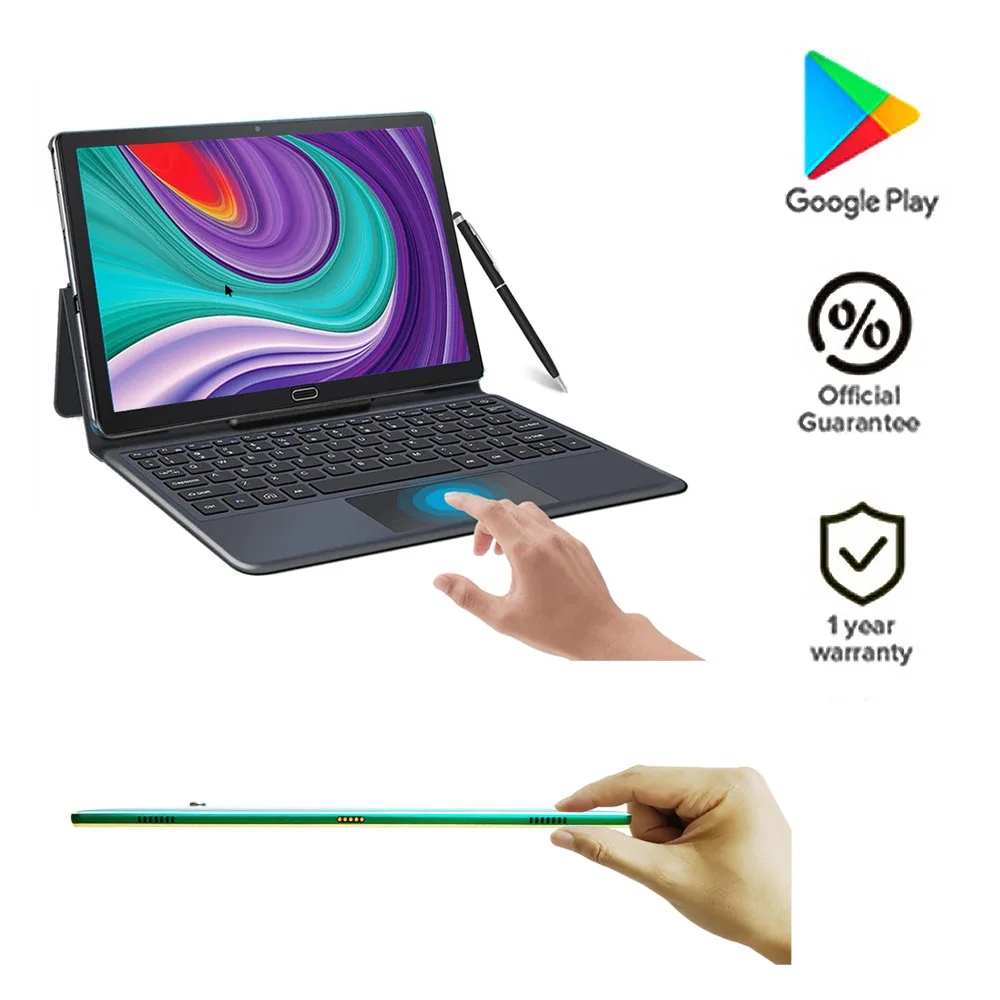 

2 в 1, игровой планшет на Android 10 ядер MT6797, 10,5 дюйма, 4G LTE, 13 МП