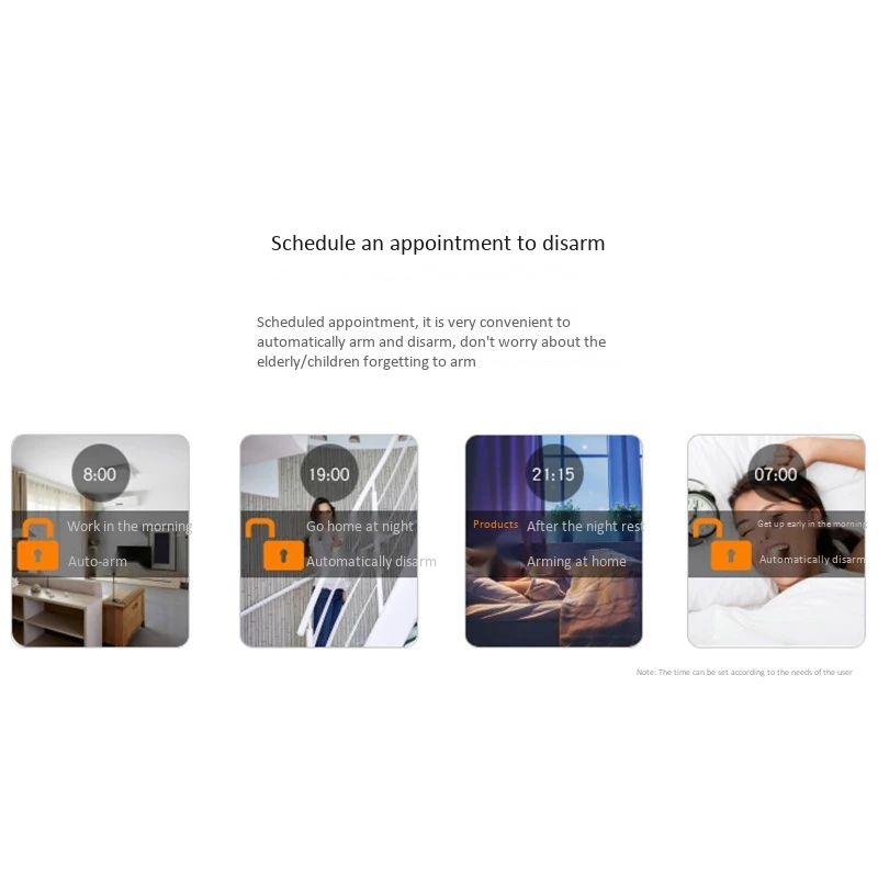 

Home Security Alarm System, WIFI Smart Home Intruder Alarm Kit Support Remote Control Real-Time Update TUYA APP EU Plug