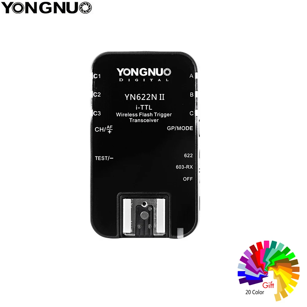 Беспроводной триггер Yongnuo YN-622N II i-TTL для Nikon D810A D810 D800 D750 D610 D7500 D5600 D3400 D5 | Электроника