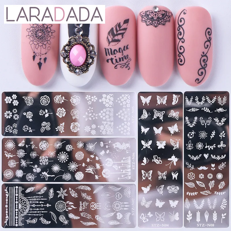 

Трафарет для ногтей, пластина для стемпинга для нейл-арта, 2021, горячая Распродажа, 1 шт.