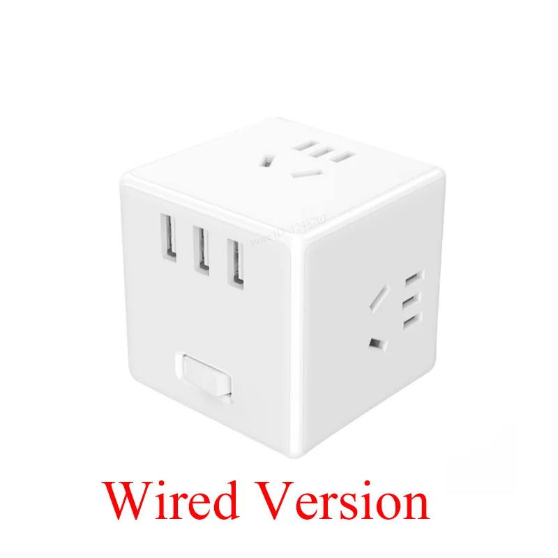 Type 2 Новейший Xiaomi Cube Hub беспроводной конвертер дизайн полосы 3USB разъем PD быстрое зарядное устройство плагин питания Электрическая буксировочная плата - Цвет: Type 2