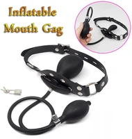 adult games inflatable open mouth gaginflatable anal plug dildooral fixation fetish bdsm bondage stuffed sex toys for couples