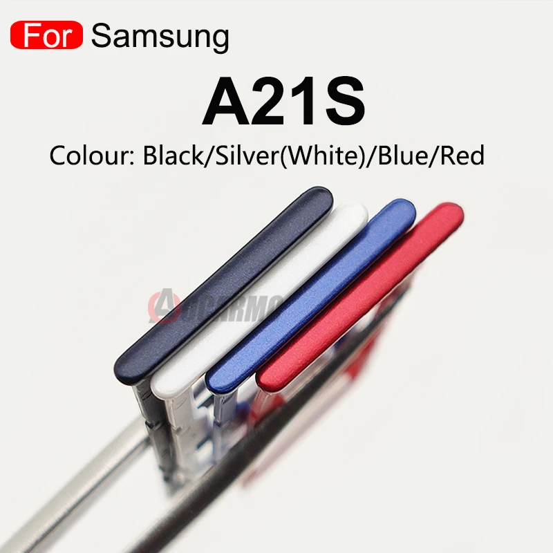 10 шт./лот двойной лоток-держатель для сим-карты держатель Samsung Galaxy A21S A217F A20E A202 A202F